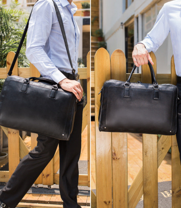 FullGrainLeatherMensBriefcase17InchLeatherLaptopBagMensLargeBusinessShoulderBagMessengerBag_1