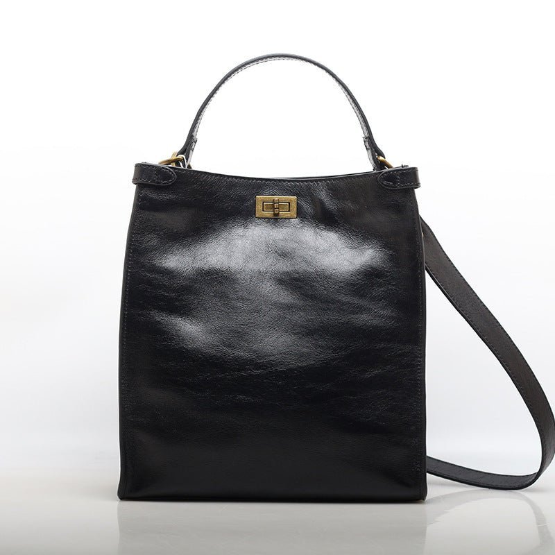 Handmade Full Grain Leather Shoulder & Crossbody Bag for Women - Image 7
